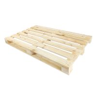 Palet de madera 1200x800x120mm de un solo uso con 7 tablas