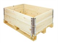 Collar de madera para palet 1200x800x200mm 2 tablas y 4 bisagras