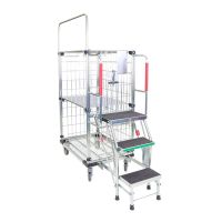 Carro de pedidos 1143x628x1805mm plegable