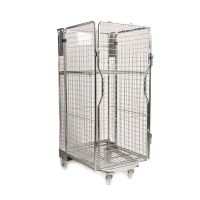 Roll container de 4 laterales 860x737x1676mm encajable