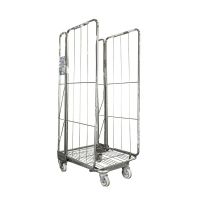Roll Container encajable de 2 laterales - 815x645x1730mm usado