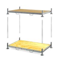 Rack móvil Multiplex 1850x1035x310mm doble