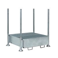 Rack de retención móvil 1400x1035x500mm 440L