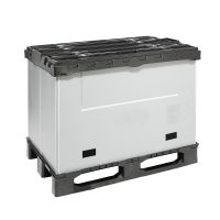 Paletbox de plástico plegable 1220x820x928mm