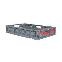 Caja plegable de plástico 600x400x115mm perforada
