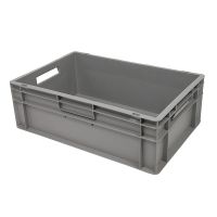 Caja de plástico apilable Euronrom 600x400x200mm cerrada
