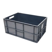 Caja de plástico apilable Euronorm 600x400x270mm cerrada 