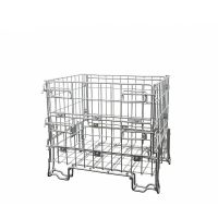 Contenedor de metal plegable 800x600x700mm galvanizado