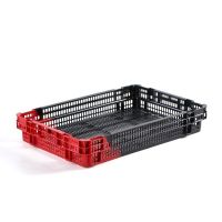 Caja de plástico apilable y encajable 600x400x100mm 